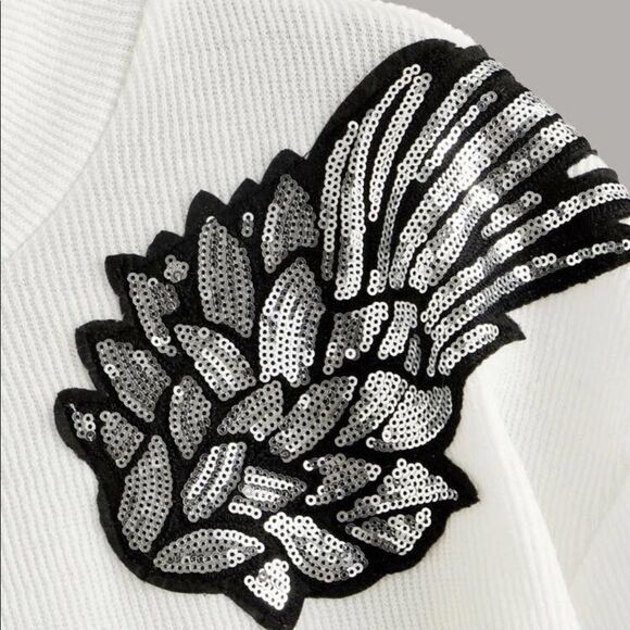 Sequin wing sweater - Picture 2 of 5